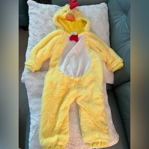 Yellow Plush Baby chicken costume